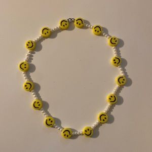 smiley face necklace